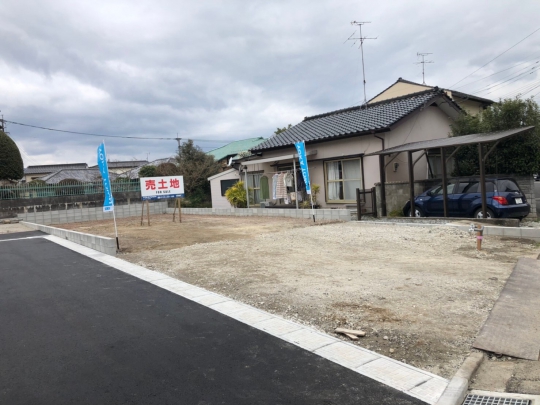 全3区画の分譲地です!2区画が建売販売、1区画のみの売地販売となります!
現地見学可能です!現地(2020年2月)撮影
